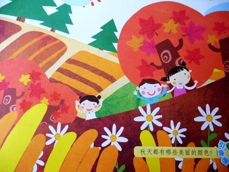 中班美术教案，秋天的色彩与创意