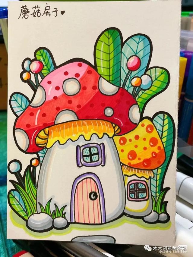 幼儿园美术教案，创意绘画——树的奇幻之旅