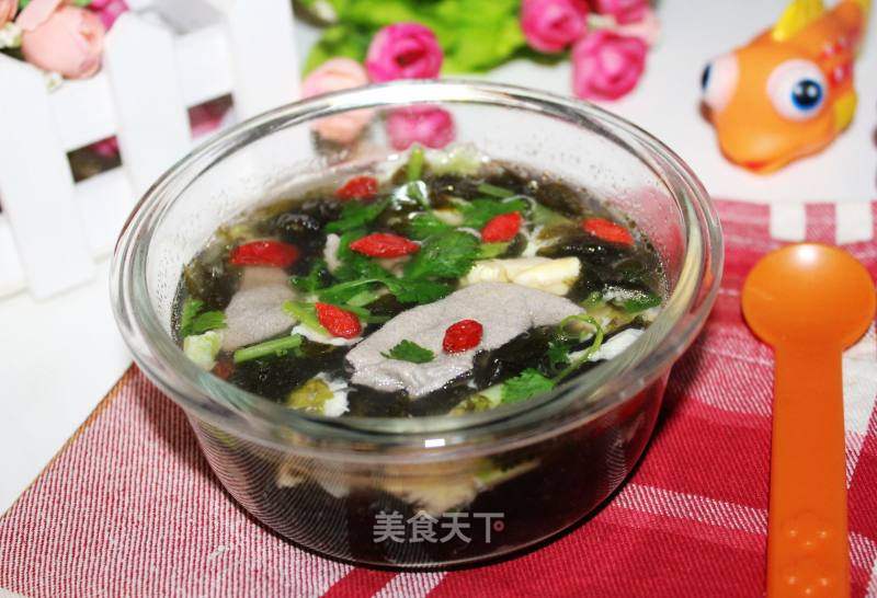 紫菜猪肉蛋花汤，一道家常美食的烹饪艺术