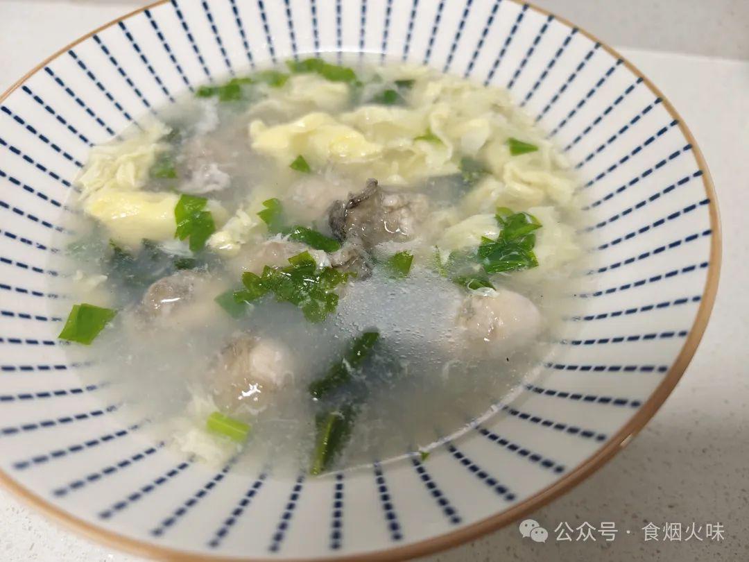 海蛎蛋花汤，一道美味的海鲜佳肴