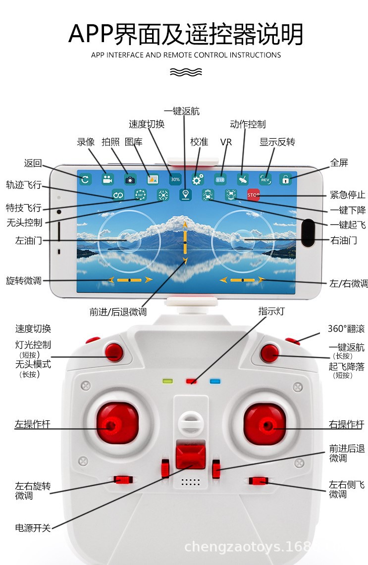 四轴飞行器遥控器说明书